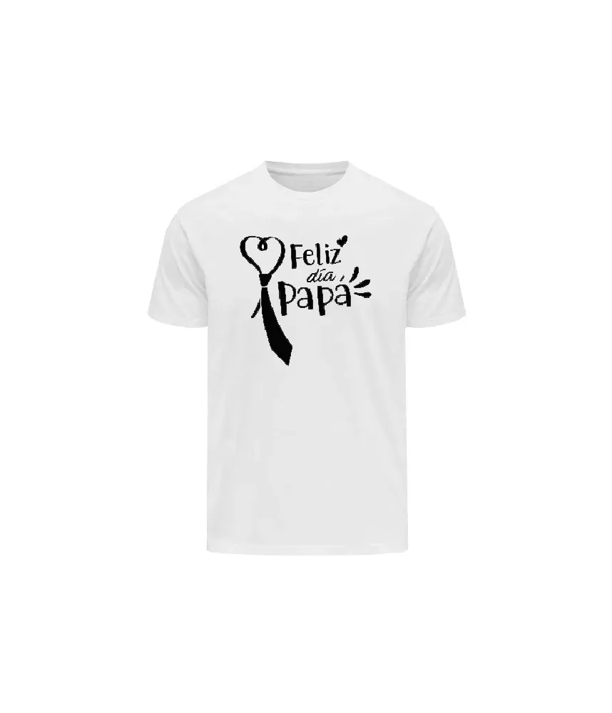 Playera con frase feliz día papá