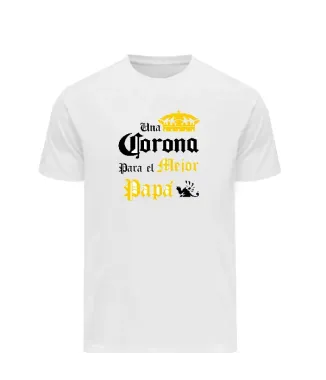 Playera con imagen de corona