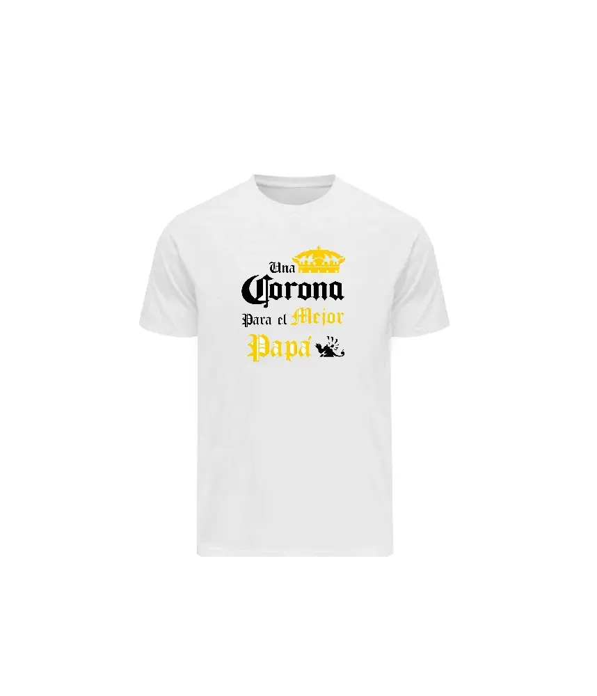 Playera con imagen de corona