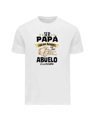 Playera con frase ser papá es un honor