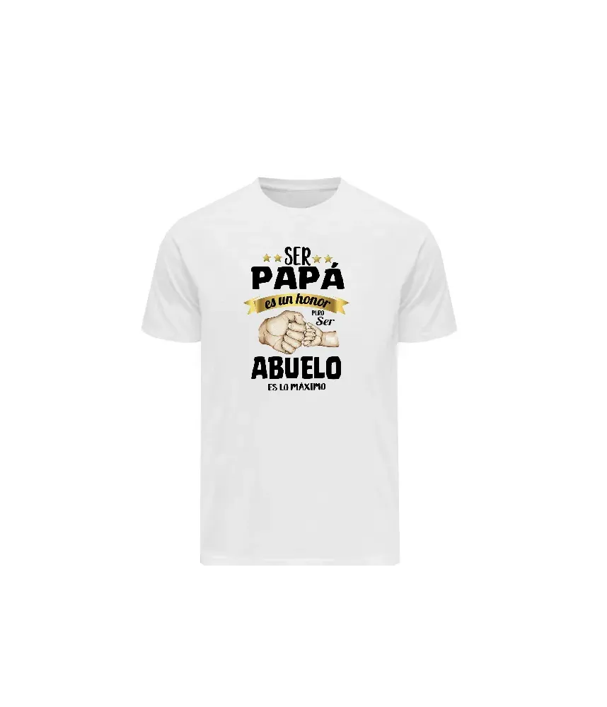 Playera con frase ser papá es un honor