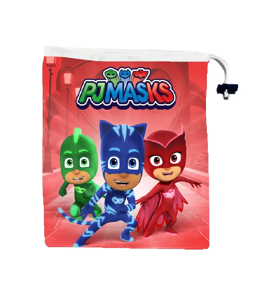 Costalitos personalizados pjmask (12 piezas)