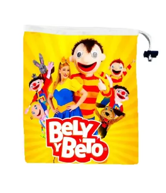 Costalitos personalizados Bely y Beto (12 piezas)