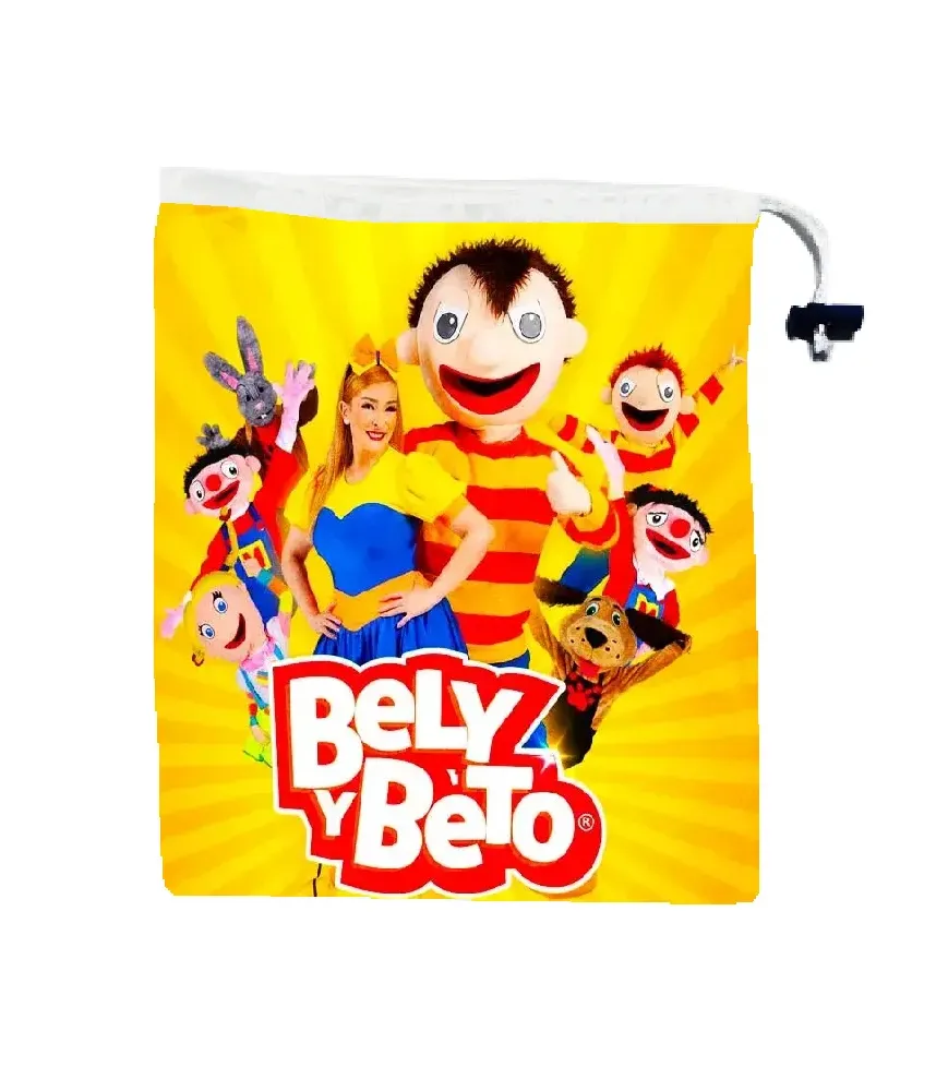 Costalitos personalizados Bely y Beto (12 piezas)