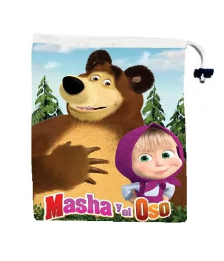 Costalitos personalizados Masha y el oso (12 piezas)