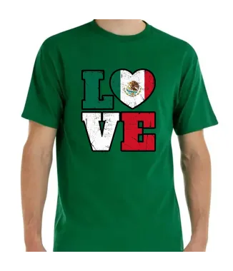 Playera love fiestas patrias