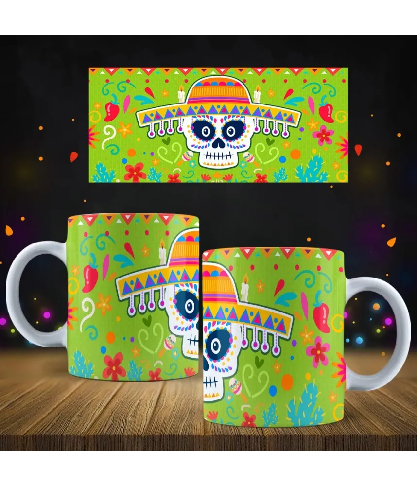 Taza día de los muertos