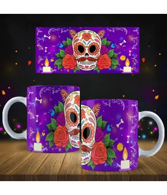 Taza día de los muertos