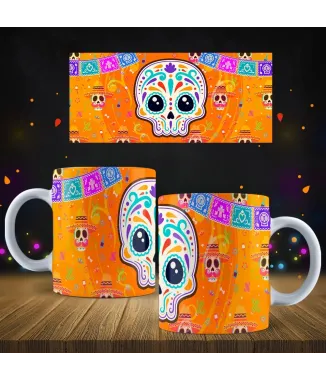 Taza día de los muertos