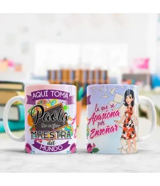 Tazas día del maestro