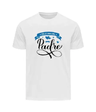 Playera con frase Feliz día del padre